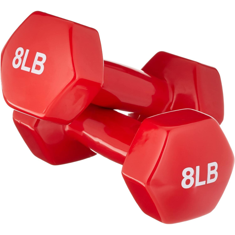 Basics Vinyl Coated Dumbbell Weights