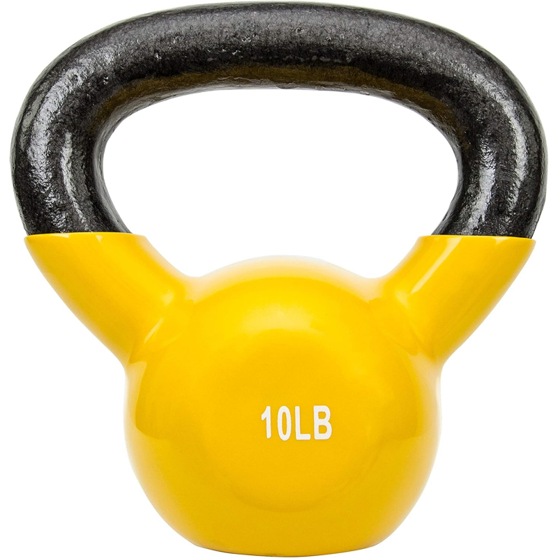 Vinyl Coated Kettlebell for Strength Training