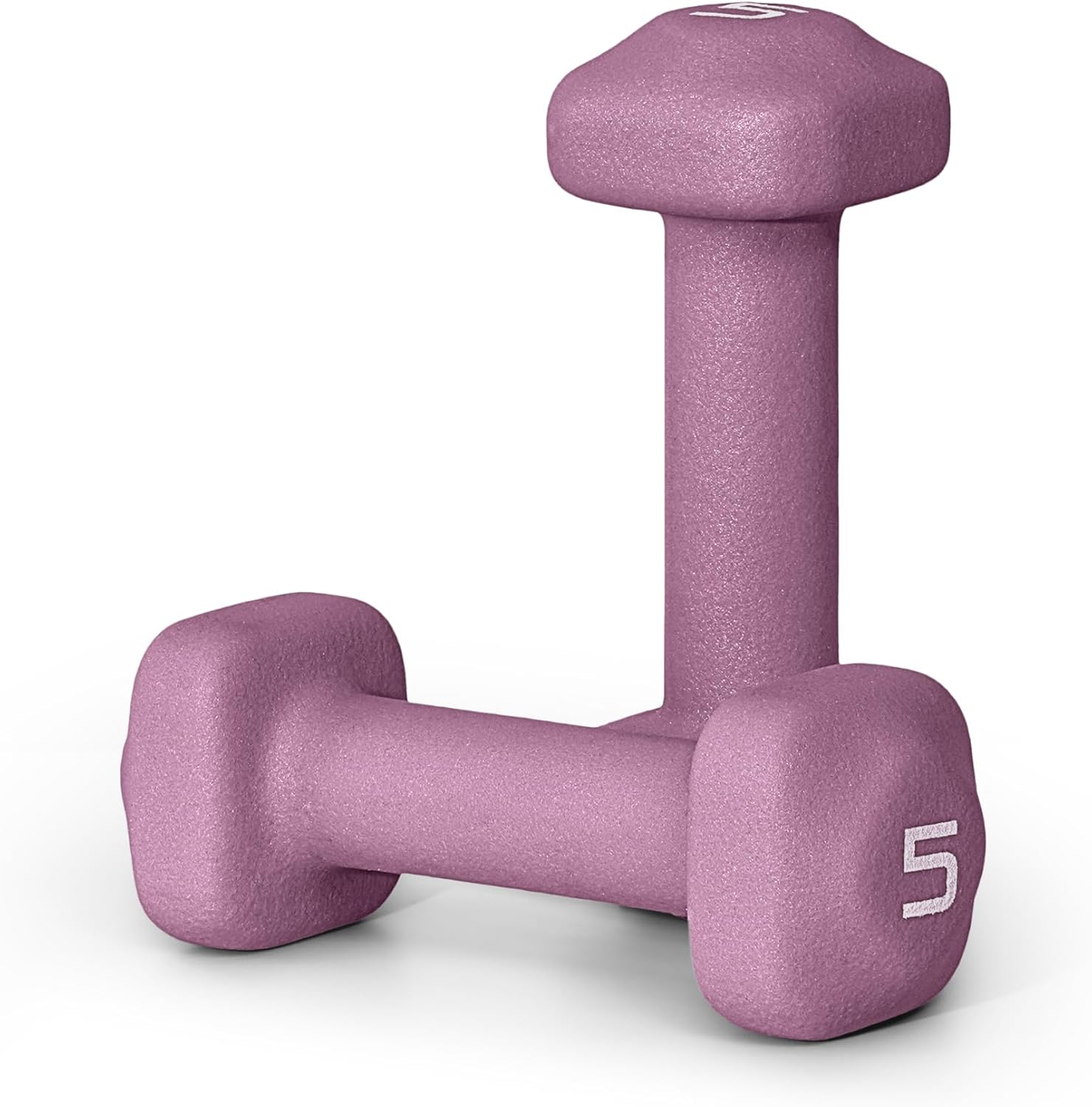 Neoprene Dumbbell Pairs with Anti-Roll Square Heads