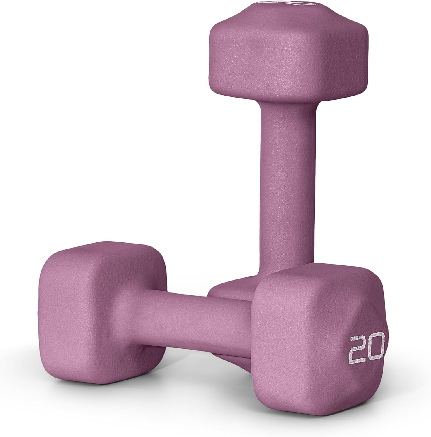 Neoprene Dumbbell Pairs with Anti-Roll Square Heads