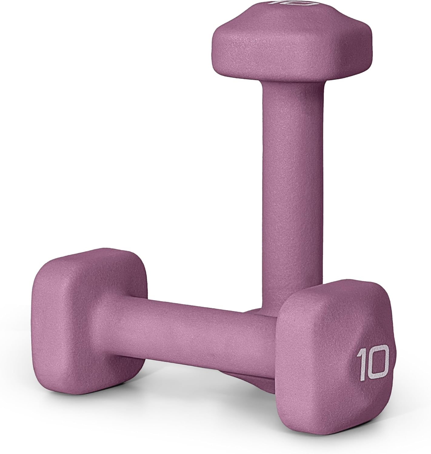 Neoprene Dumbbell Pairs with Anti-Roll Square Heads