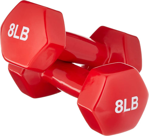 Basics Vinyl Coated Dumbbell Weights