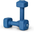 Neoprene Dumbbell Pairs with Anti-Roll Square Heads