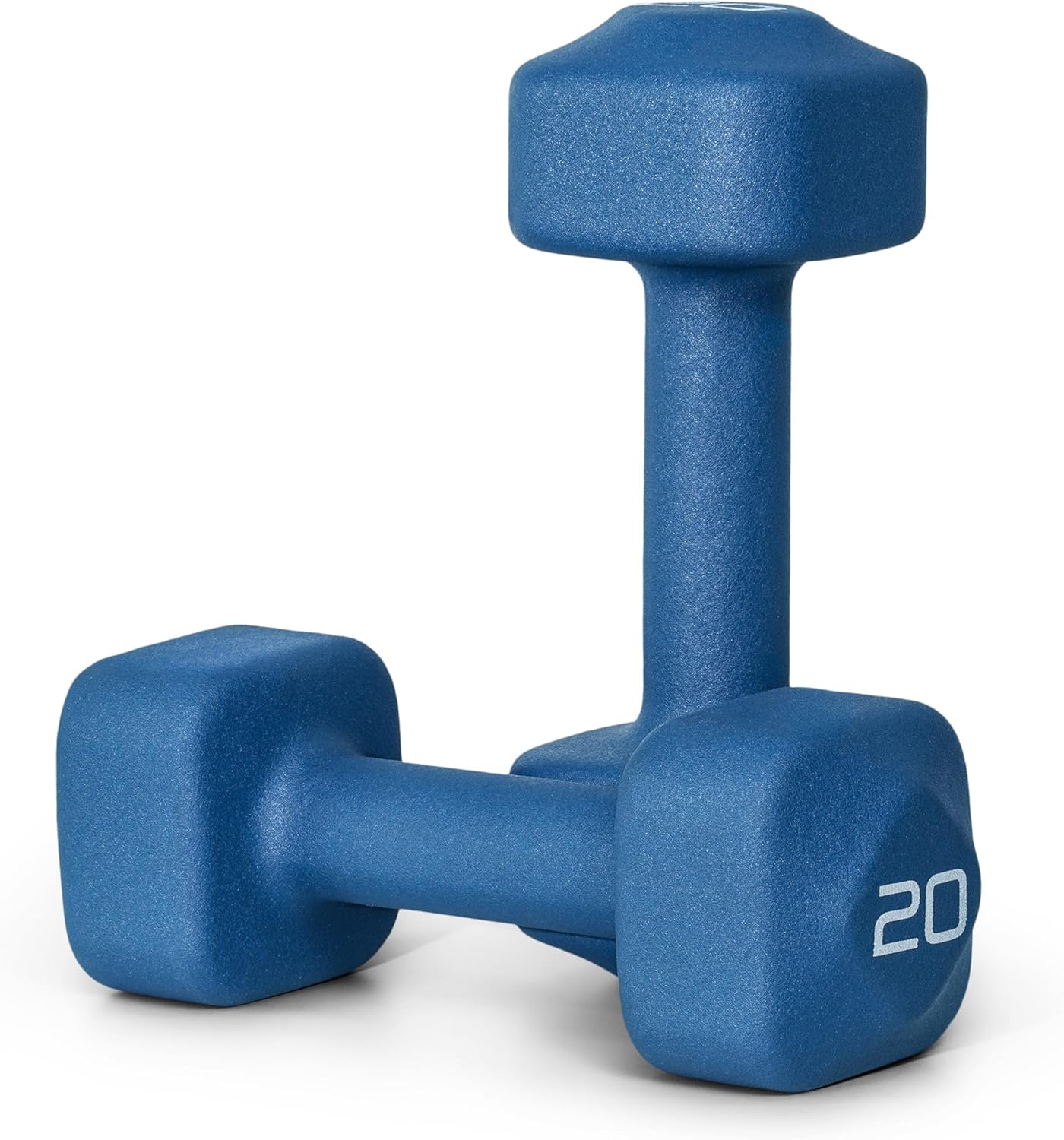 Neoprene Dumbbell Pairs with Anti-Roll Square Heads
