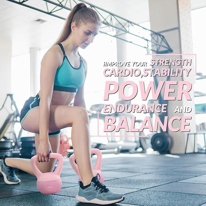 Soft Vinyl Kettlebell with Sand Filling