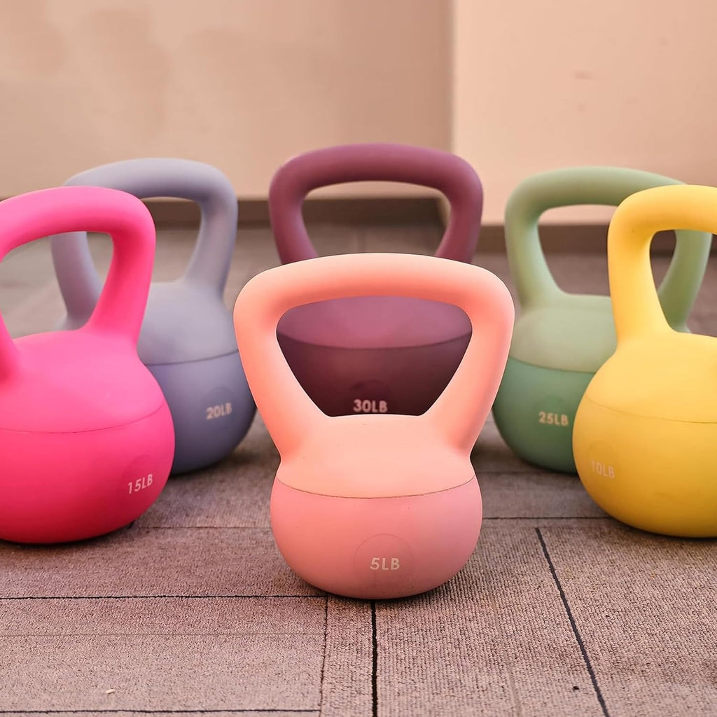 Soft Vinyl Kettlebell with Sand Filling