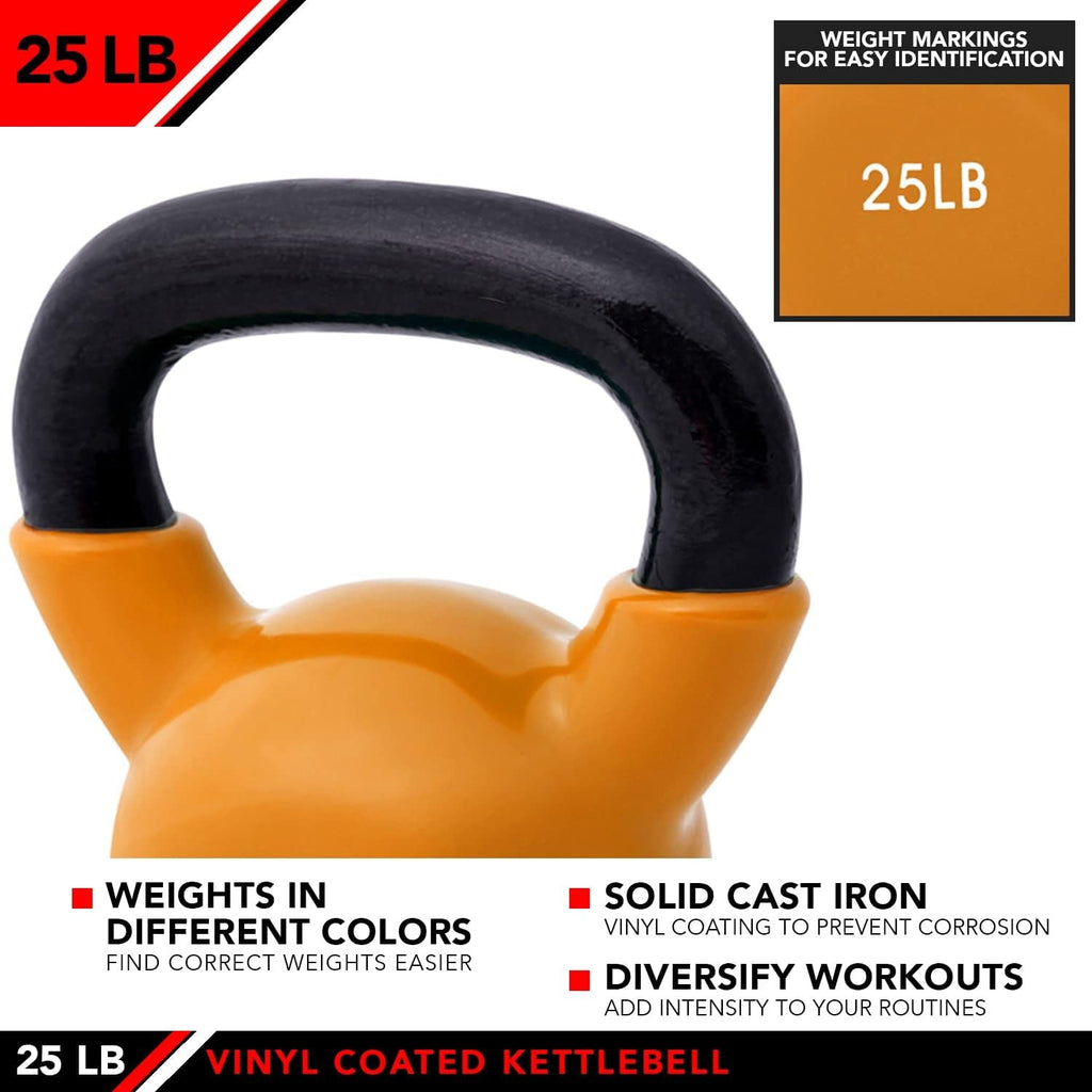Vinyl Coated Iron Kettlebel
