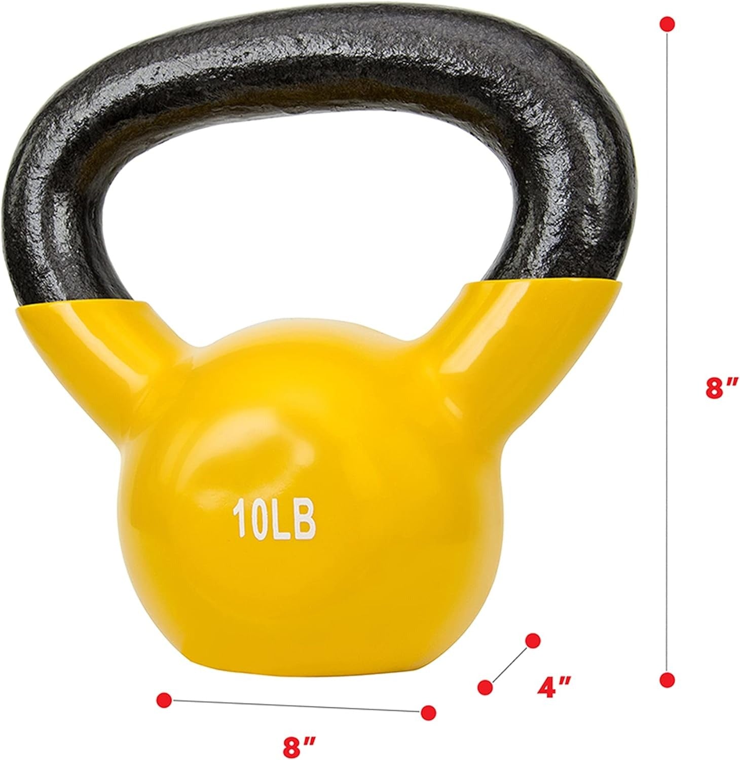 Vinyl Coated Kettlebell for Strength Training