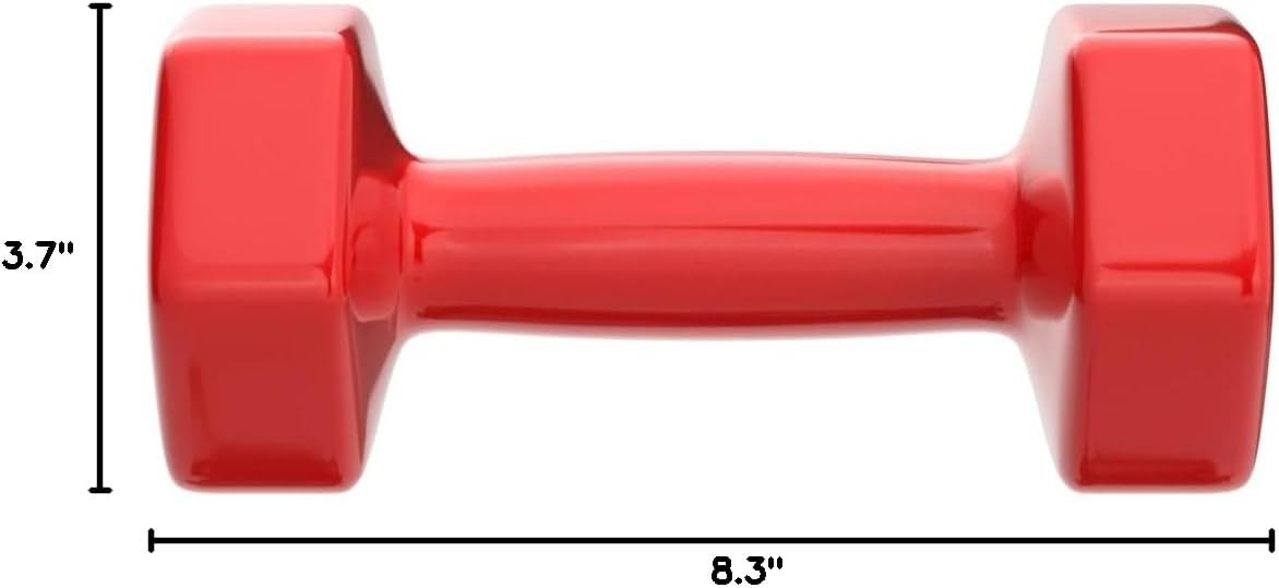 Basics Vinyl Coated Dumbbell Weights