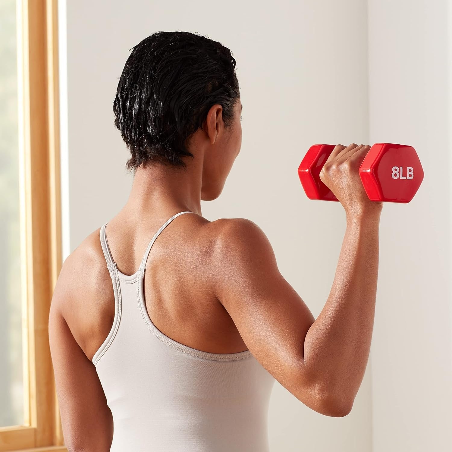 Basics Vinyl Coated Dumbbell Weights